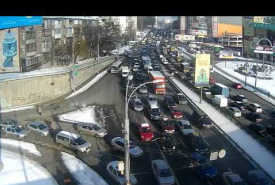 Сегодня в Киеве пробки