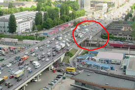 Пробки в Киеве сегодня днём с дорожных камер