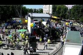 В Киеве ограничено движение по улице Владимирской