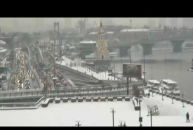 Дорожная обстановка в Киеве сегодня
